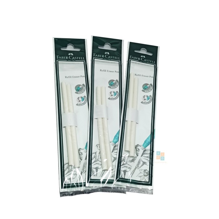 

Refill Eraser Pen Set 2 Isi Ulang Pulpen Penghapus Faber Castell