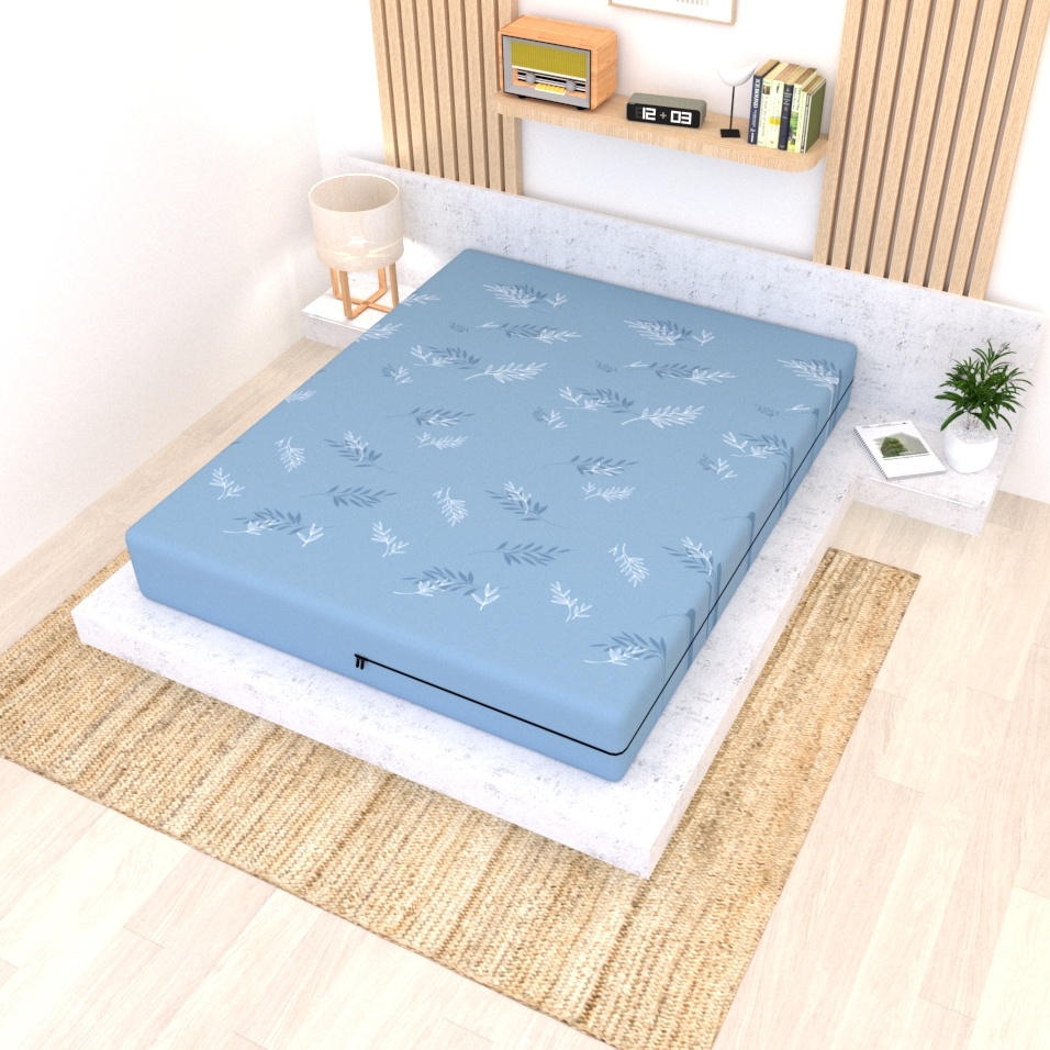 Sarung Busa Resleting BRUNA - Koleksi ADELA Sarung Kasur Busa Resleting