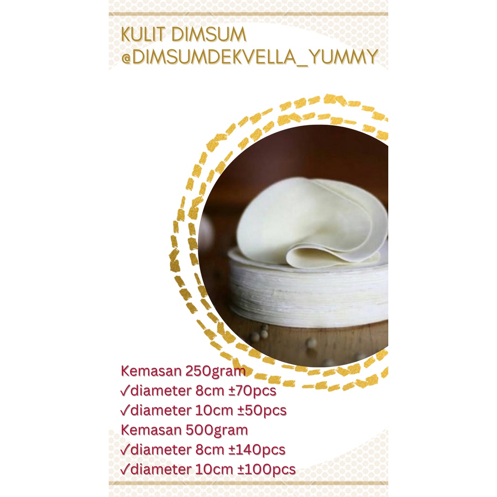 

KULIT DIMSUM 250gr