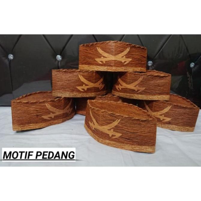 TERMURAH Peci habib bahar/peci kulit kayu honai / honay