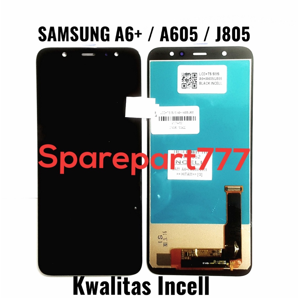 LCD Touchscreen Fullset Samsung Galaxy A6+ / A6 Plus / A605 / J805 / SM-A605FN / SM-A605G / SM-A605F
