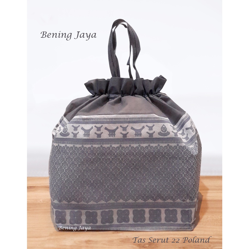 

Tas Hajatan Goodie Bag Serut 22 Poland Abu Abu