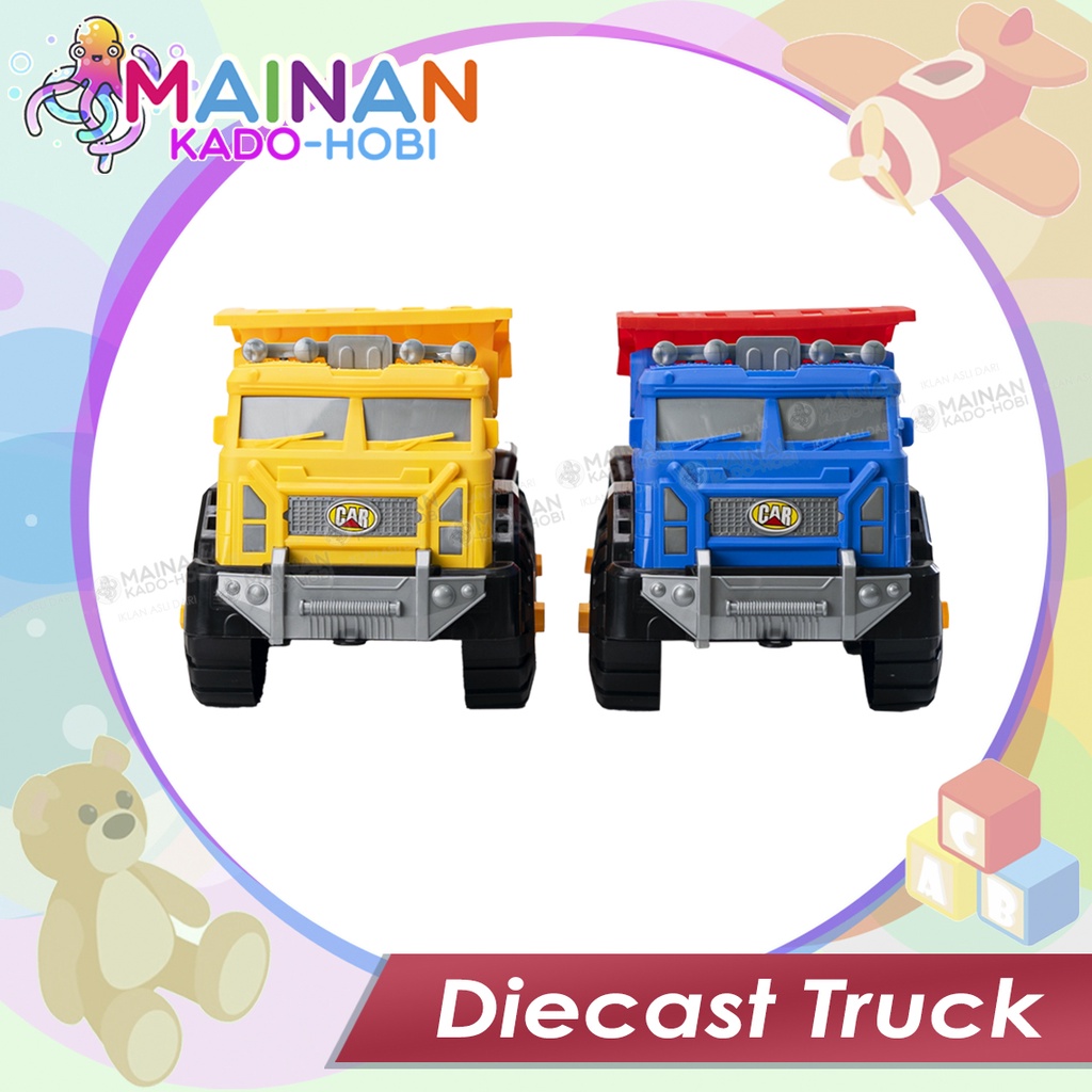 HADIAH KOLEKSI MAINAN ANAK LAKI MINIATUR DIECAST DUMP TRUCK