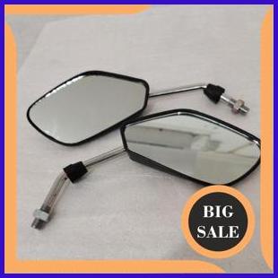 Kaca Spion Mini tangkai Chrome krome Kanan Kiri Suzuki Shogun 110 - kebo - new Shogun 125 - smash -