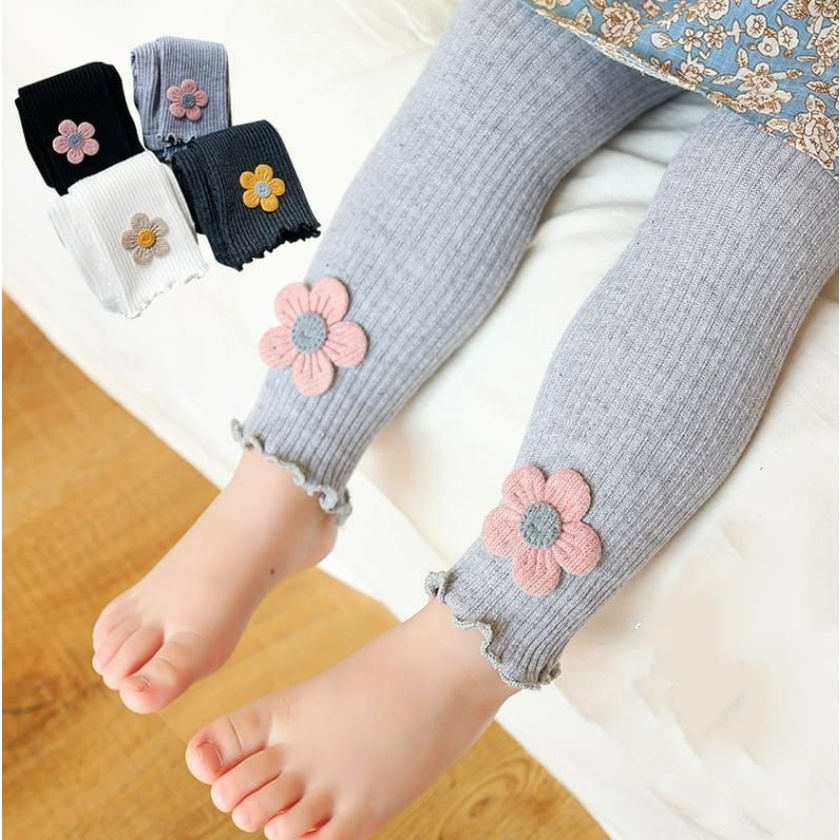 Legging Pita 0-1 Tahun Legging Mira / Legging Aeris / Legging Bunga 3D / Legging Reeb Salur Rajut Pita dan Renda Anak Perempuan CBKS VC