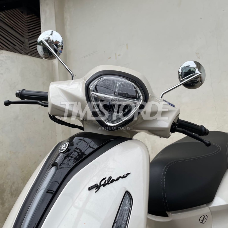 Spion Grand Filano Fazzio Spion Retro bulat Tangkai Panjang Full Croom
