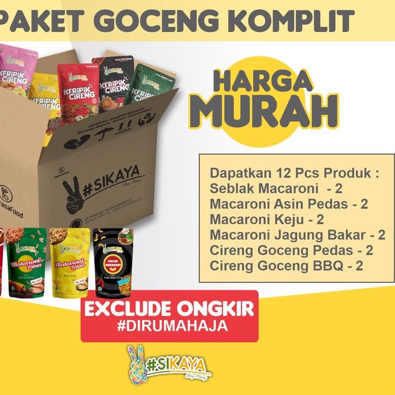 

☛ Paket Goceng Komplit PSBB (Promo Saat Butuh Berhemat)-Sikaya ♔