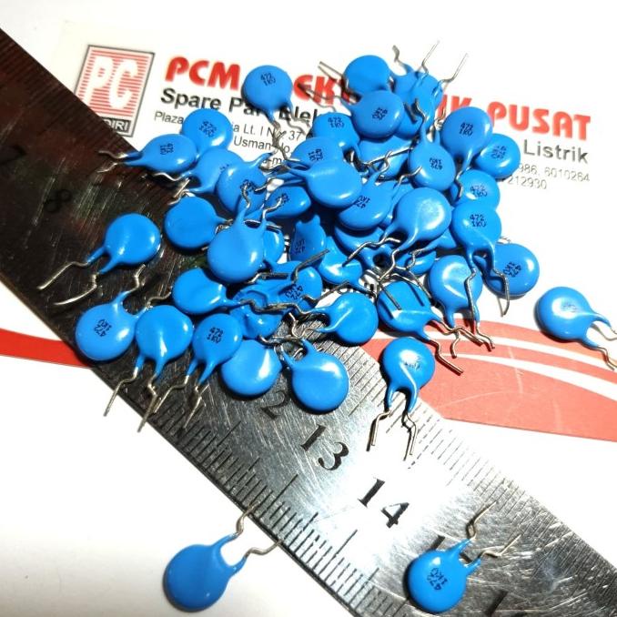 (100 pcs) Promo 'Capasitor Kapasitor Milar kancing 472 1kv 4n7 4.7nf 1000 volt pcmelektr812 Buru Ord