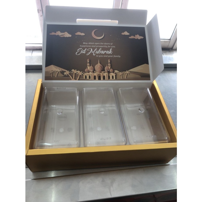 

Box Kue Kering Idul Fitri Dus Toples Parcel Lebaran Kotak Packaging 12 - Gold 003