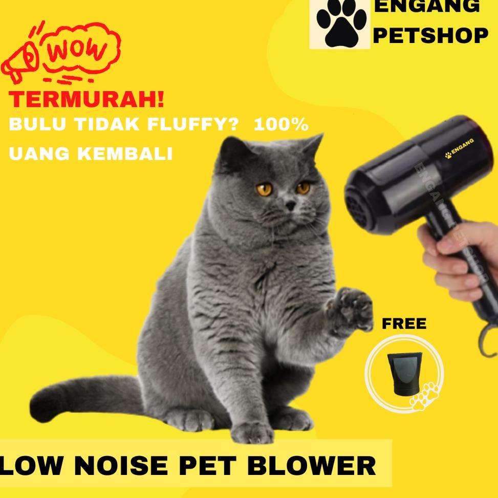 TERBAIK Pet Blower Grooming Kucing Anjing Anti Bising /Hair Dryer Kucing Anjing Anti Bising
