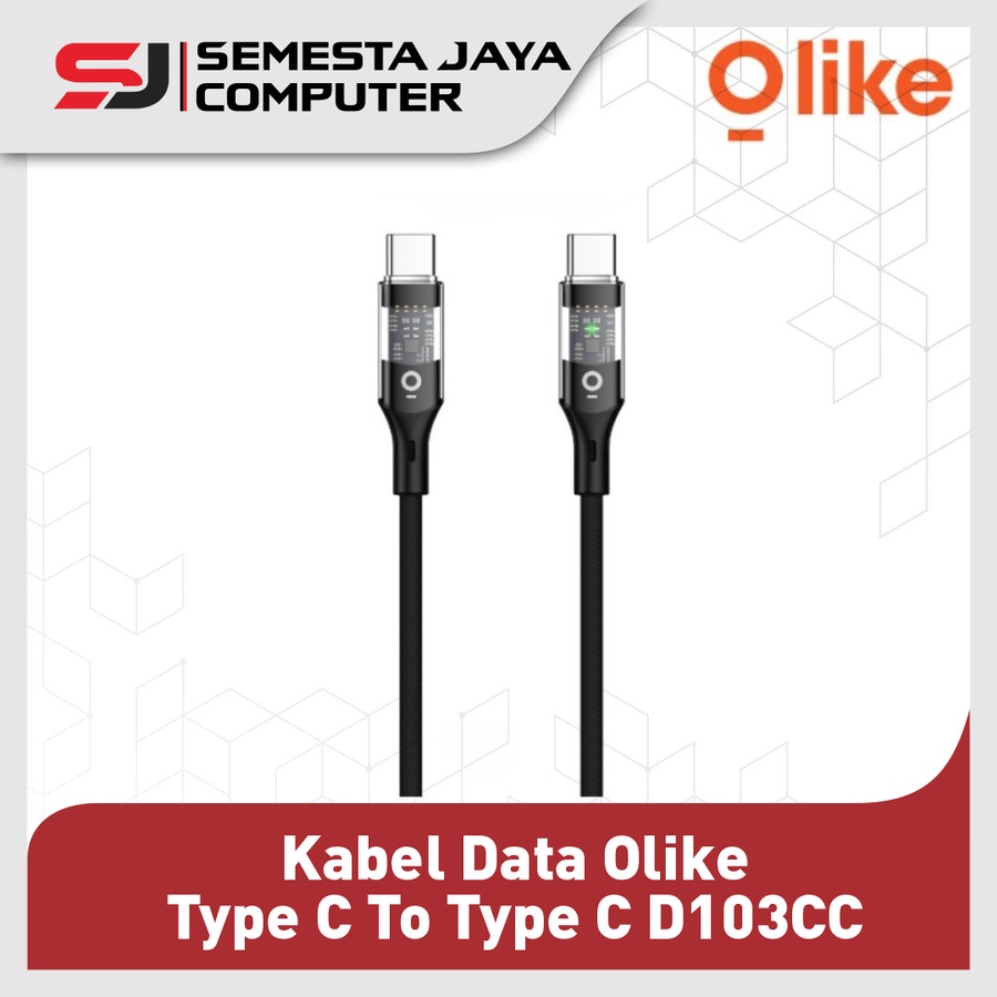 Kabel Data Olike Type C To Type C D103CC Automatic OFF