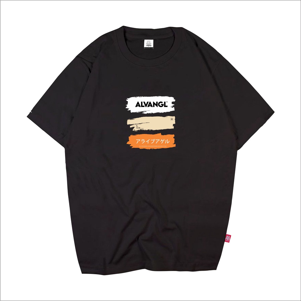 Tshirt distro pria / jepang street / alive angel goodness / streetwear / vintage / kaos simple / cow
