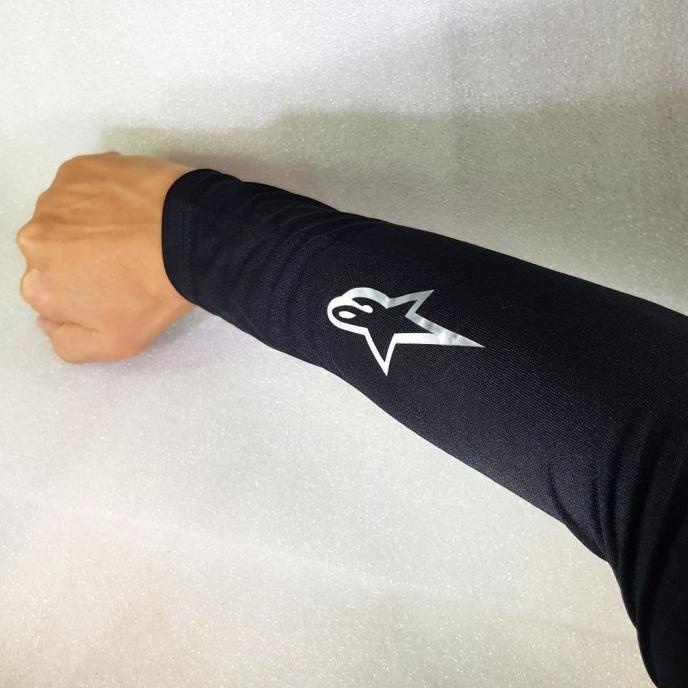 MANSET ALPINESTAR SARUNG LENGAN ARM SLEEVE COVER MOTOR REFLECT