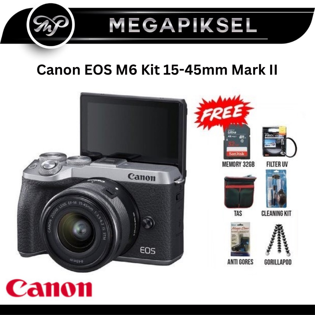 Canon EOS M6 Kit 15-45mm Mark II