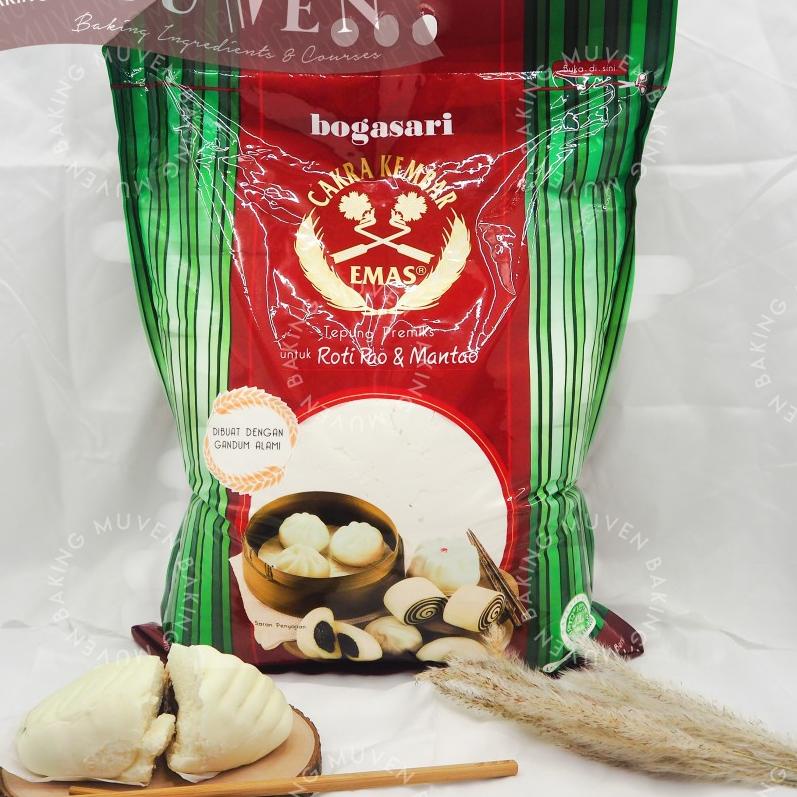 

✹ TEPUNG CAKRA KEMBAR EMAS ROTI PAO & MANTAO 5 KG ✤