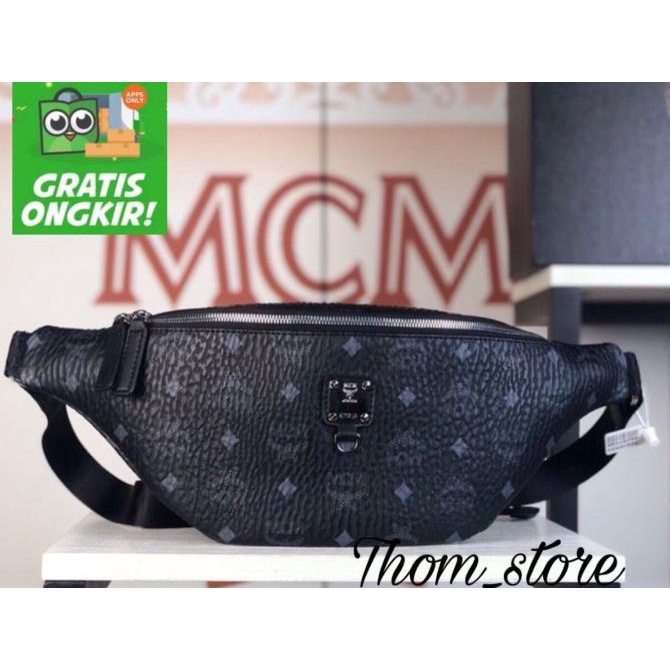 TAS MCM PRIA WAIST BAG MEN ORIGINAL AUTHENTIC PROMO