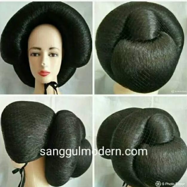 ada Sanggul. Wig model jawa