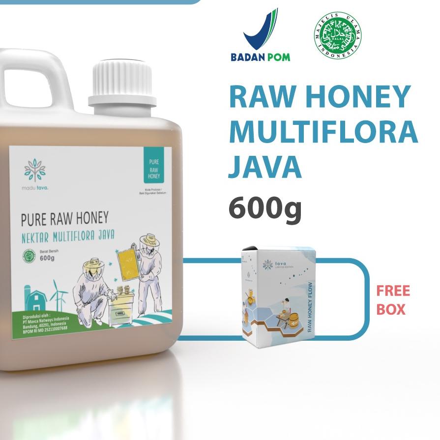 

☝ Asli Murni 600gr Tava Grade A Nektar Multiflora Java 100% Alami Pure Natural Raw Honey ✩