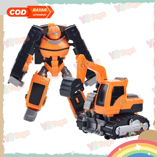 YGtoys Mainan Robot Transformer Pesawat Jet Bisa Berubah