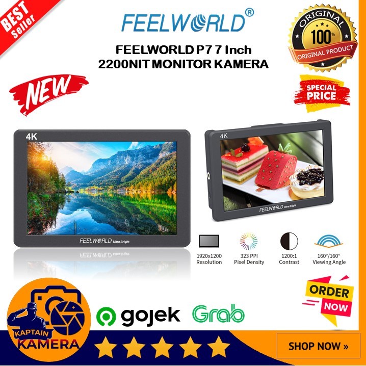 FEELWORLD P7 7 INCH UTRA BRIGHT 2200NIT KAMERA MONITOR