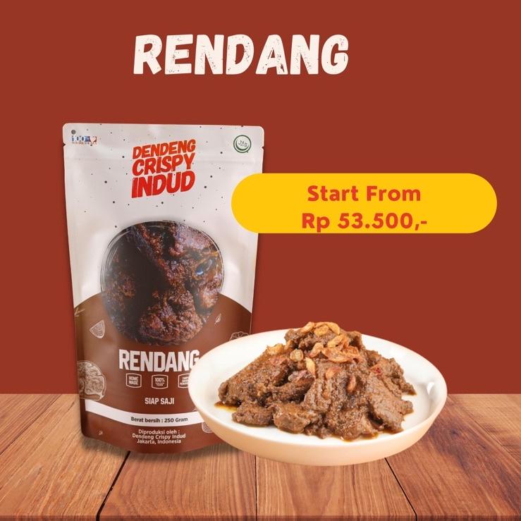 

☃ Rendang Sapi Indud 125 Gram - 250 Gram ◌