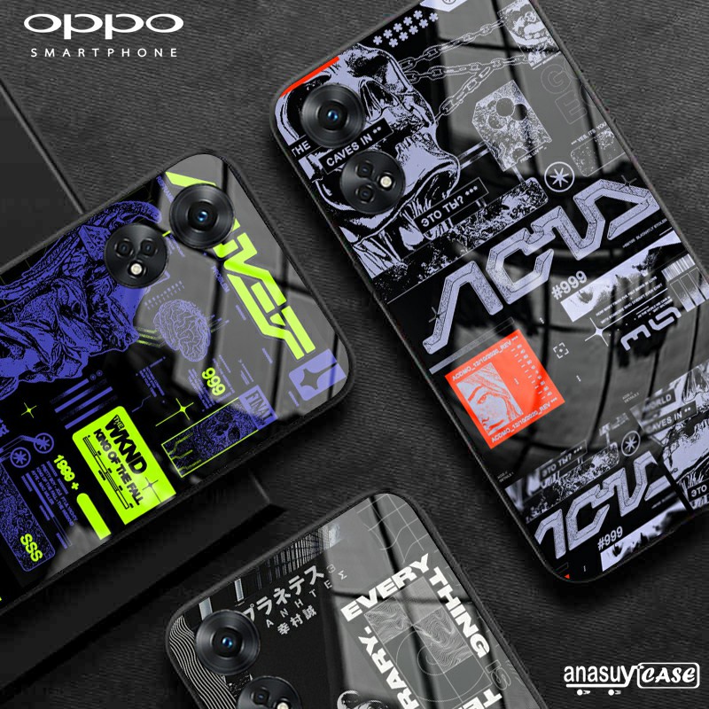 Softcase Glossy Glass Oppo Reno 8T 4G_5G Terbaru [SC210] Casing Handphone - Pelindung Handphone - Aksesoris Handphone - Case Handphone - Glass kaca