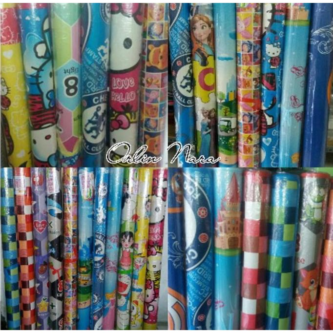 Karpet karakter bahan tikar spons Plastik