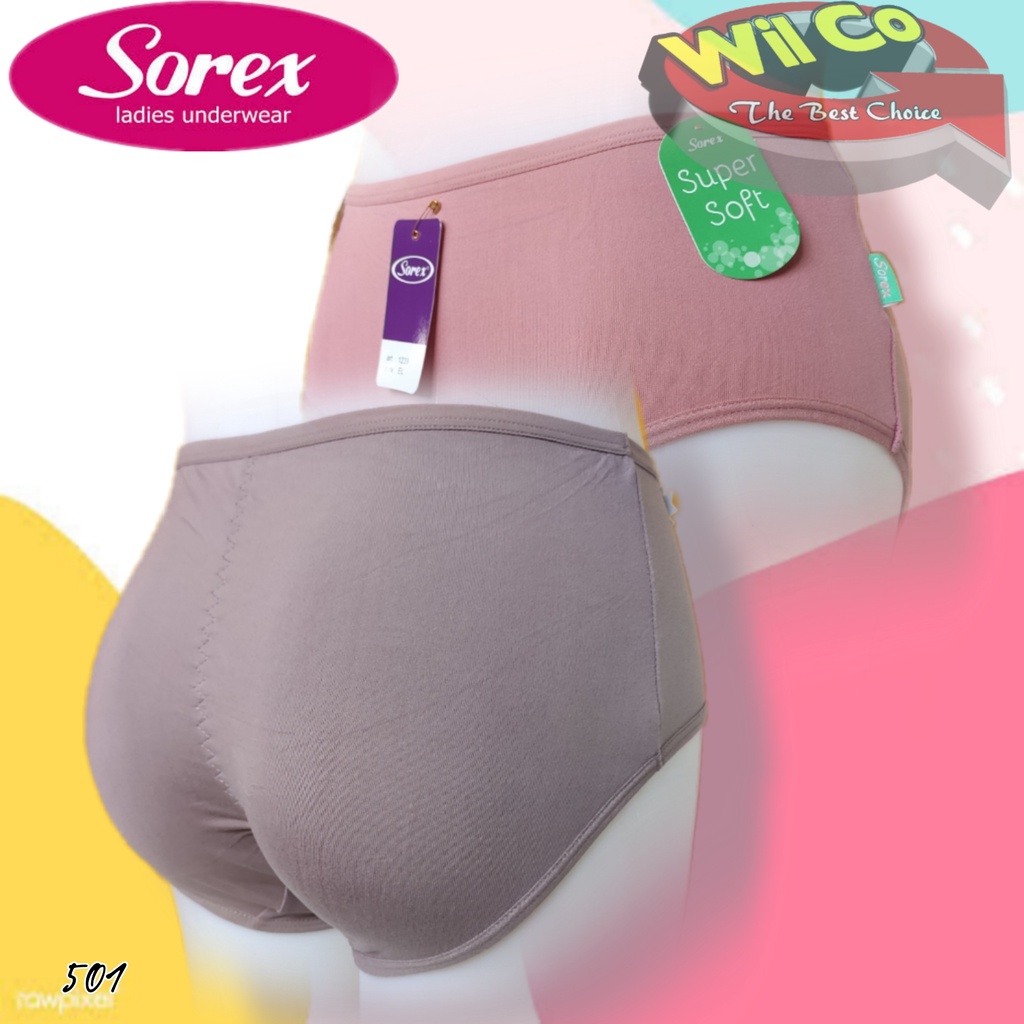 K501 - (Harga Per 1 Potong) CELANA DALAM WANITA PAKAIAN WANITA PAKAIAN DALAM SOREX SUPER SOFT MULTI COLOR SIZE M - QL