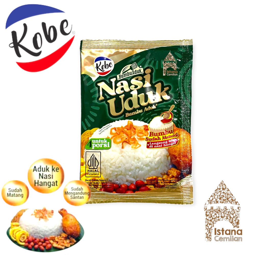 Kobe Nasi Uduk / Nasi Kuning Bumbu Aduk 15 Gram