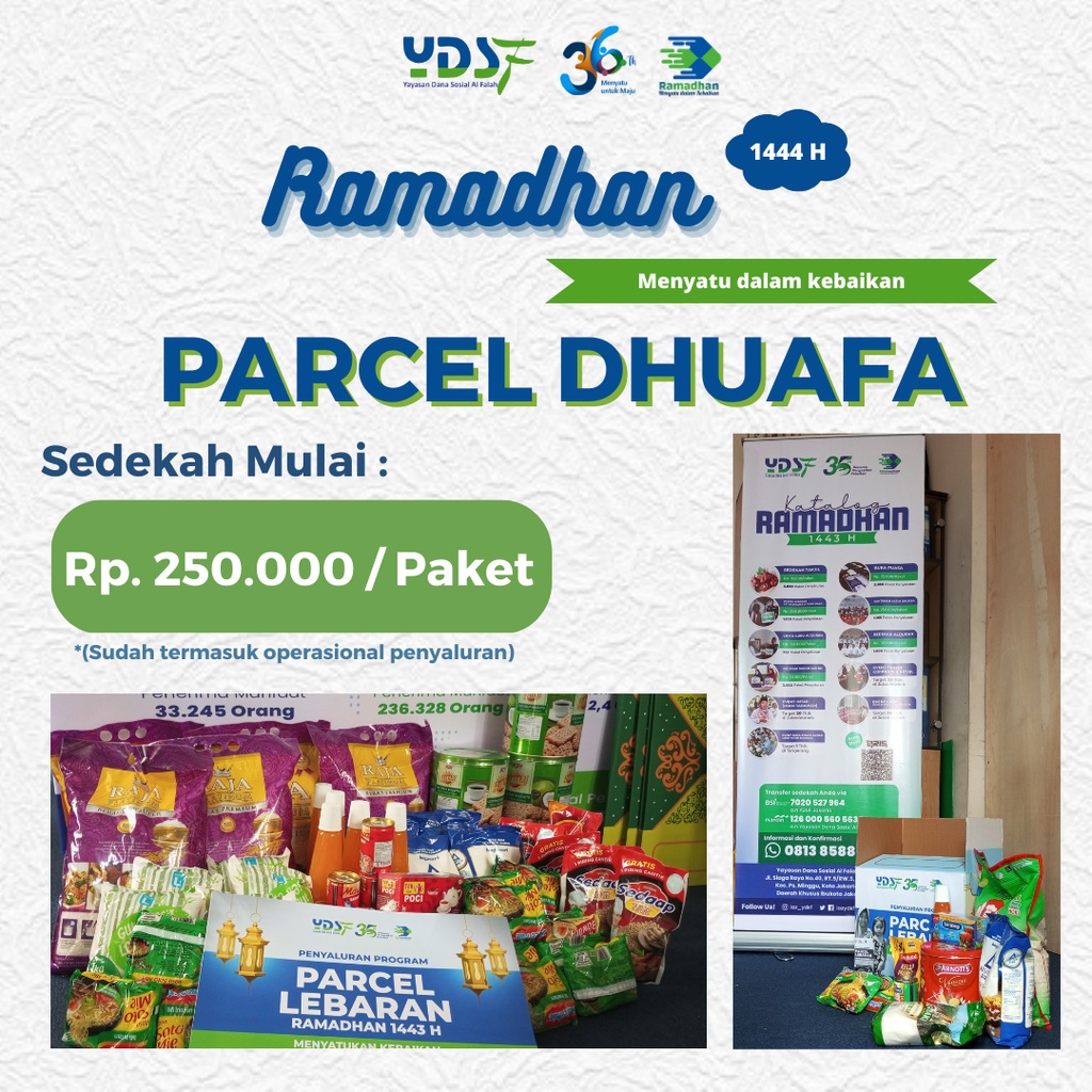 

Parcel Dhuafa Ramadhan 1444H