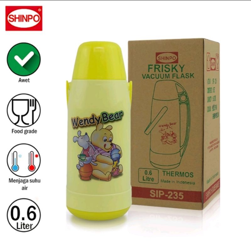 [COD] TERMOS FRISKY VACUUM FLASK UKURAN 0.6 LITER - TERMOS AIR PANAS