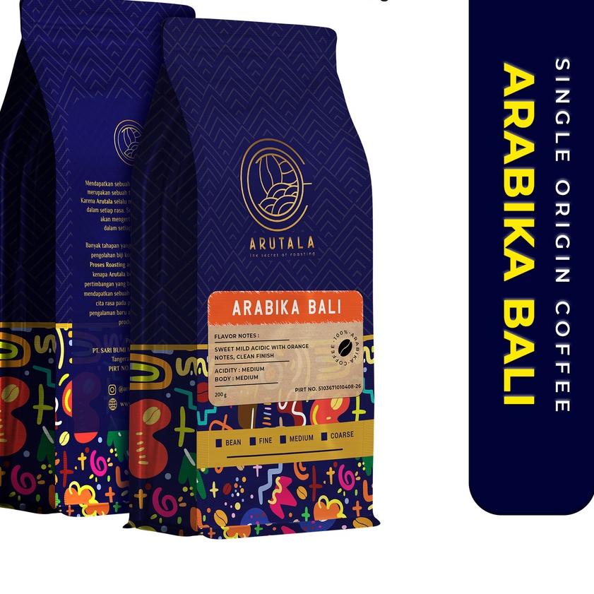 

☪ ARUTALA kopi Bali Arabika 200 gram ➱