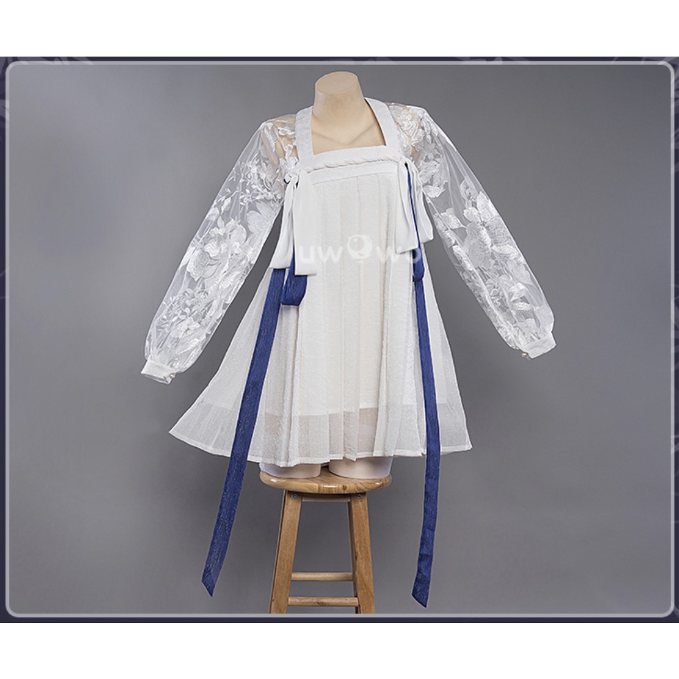 PRE-SALE UWOWO Game Azur Lane Yat Sen White Chinese Style Dress Cosplay Costume Role Play Girl Dresses