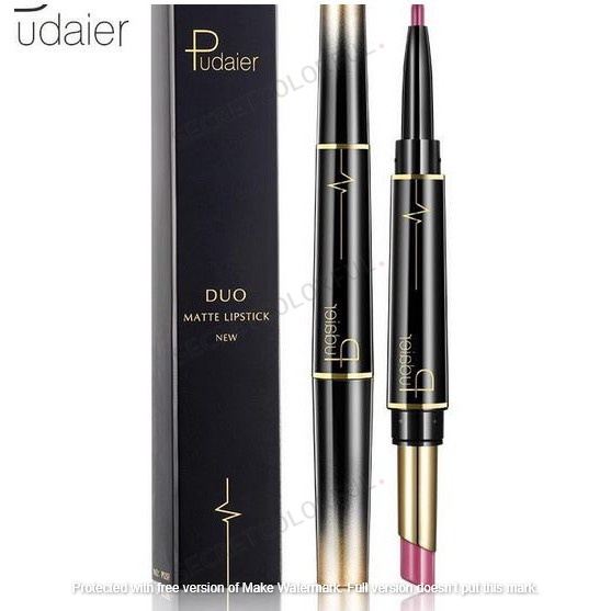Pudaier Double Matte Pencil Lipstick 2 in 1
