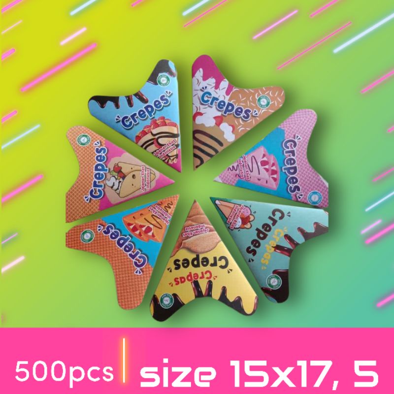 

500pcs paper craft crepes/kertas bungkus crepes