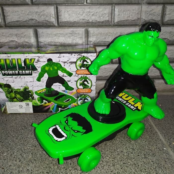 Skuter Skateboard Avengers Led Elektrik Spiderman Ironman & Hulk