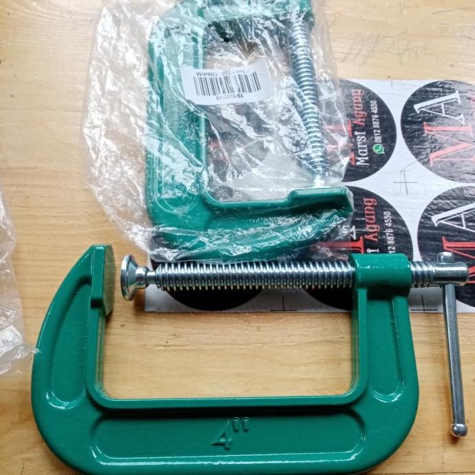 Wipro catok, C Clamp 4"