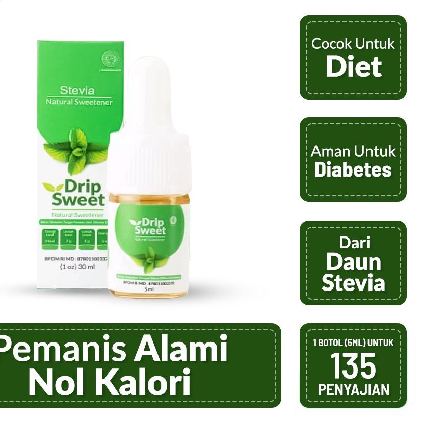 

♗ Drip Sweet 5 ML Gula Stevia Cair ✩