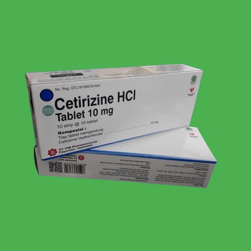 CETIRIZINE 10MG TABLET PER BOX (PIM)