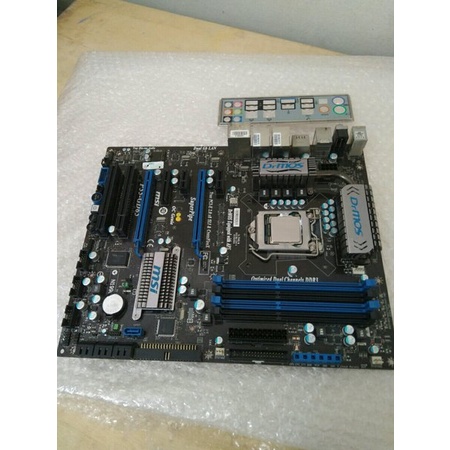 Motherboard Pc Gaming Msi P55 Gd65 Drmos Paket Prosesor Intel Core I7 860 4 Slot Dual Gb Lan Mantap