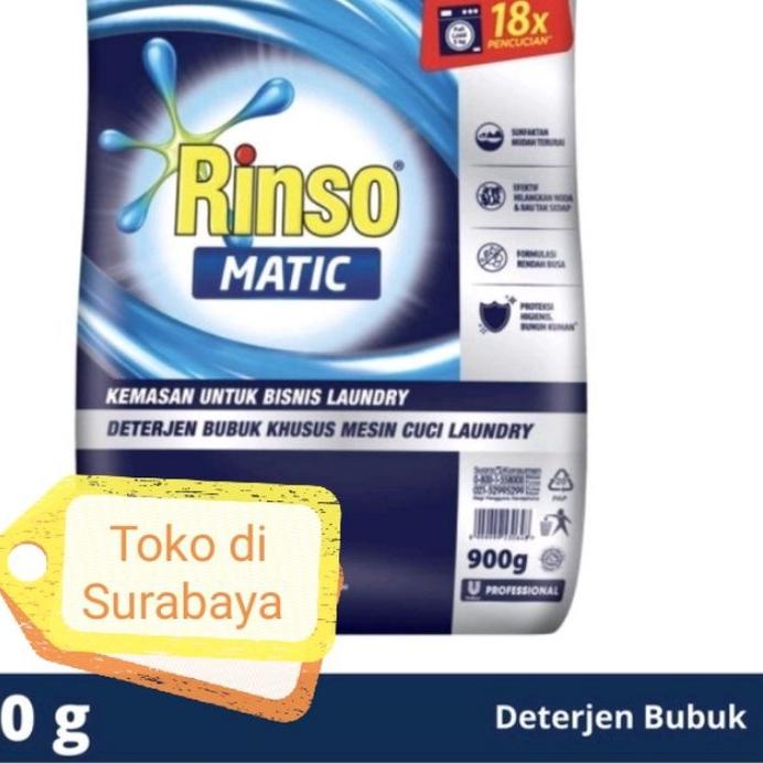 Terlaris Today rinso bubuk matic 900gram !!!