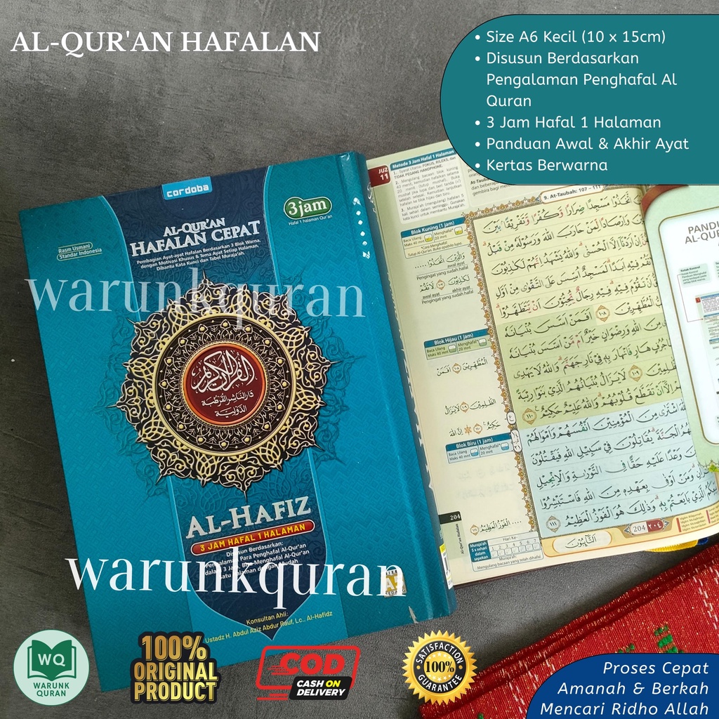 Quran Hafalan Al Hafiz Cordoba A6 Kecil