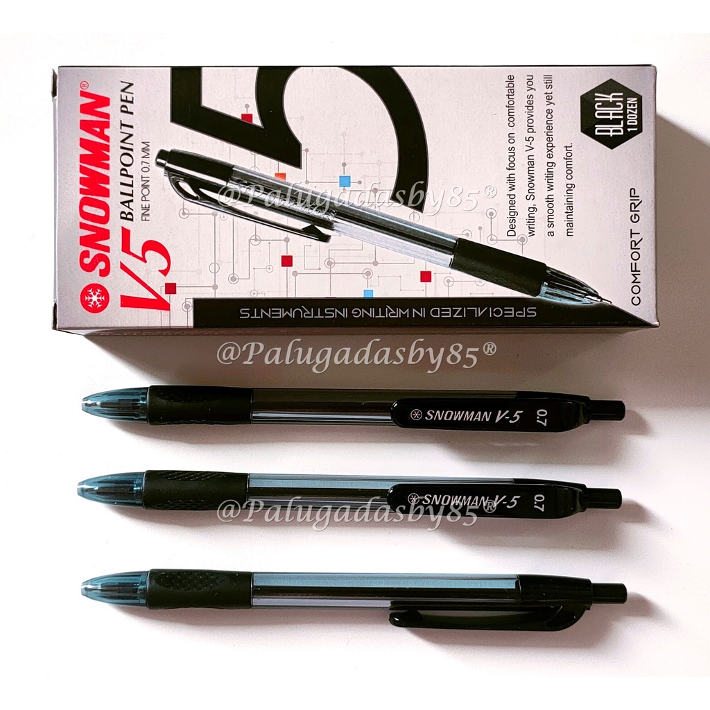 

(1 Biji) Pulpen SNOWMAN V-5 0.7 / Bolpen SNOWMAN V5 / Ballpoint SNOWMAN V 5 / Bolpoin SNOWMAN V5
