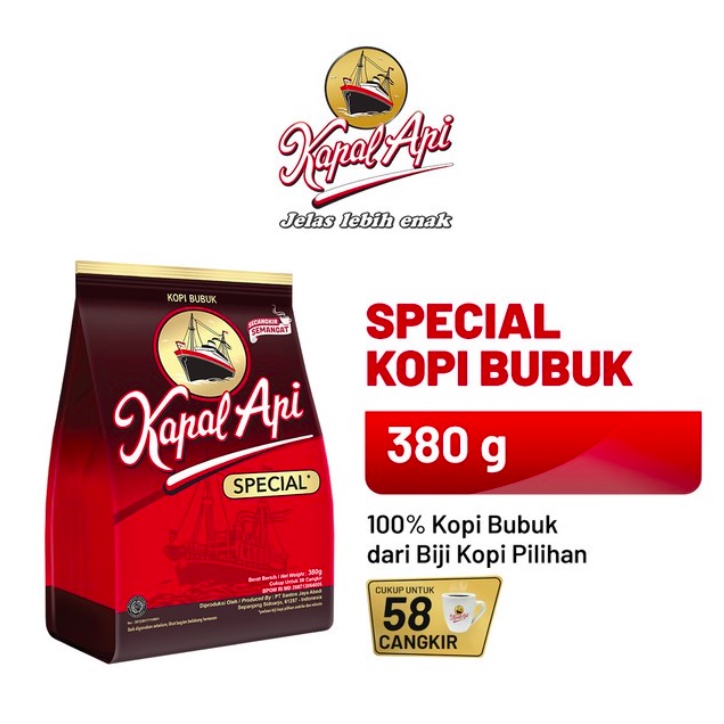 Kopi KAPAL API Special Merah 380gr Kopi Kapal Api Special 380gr