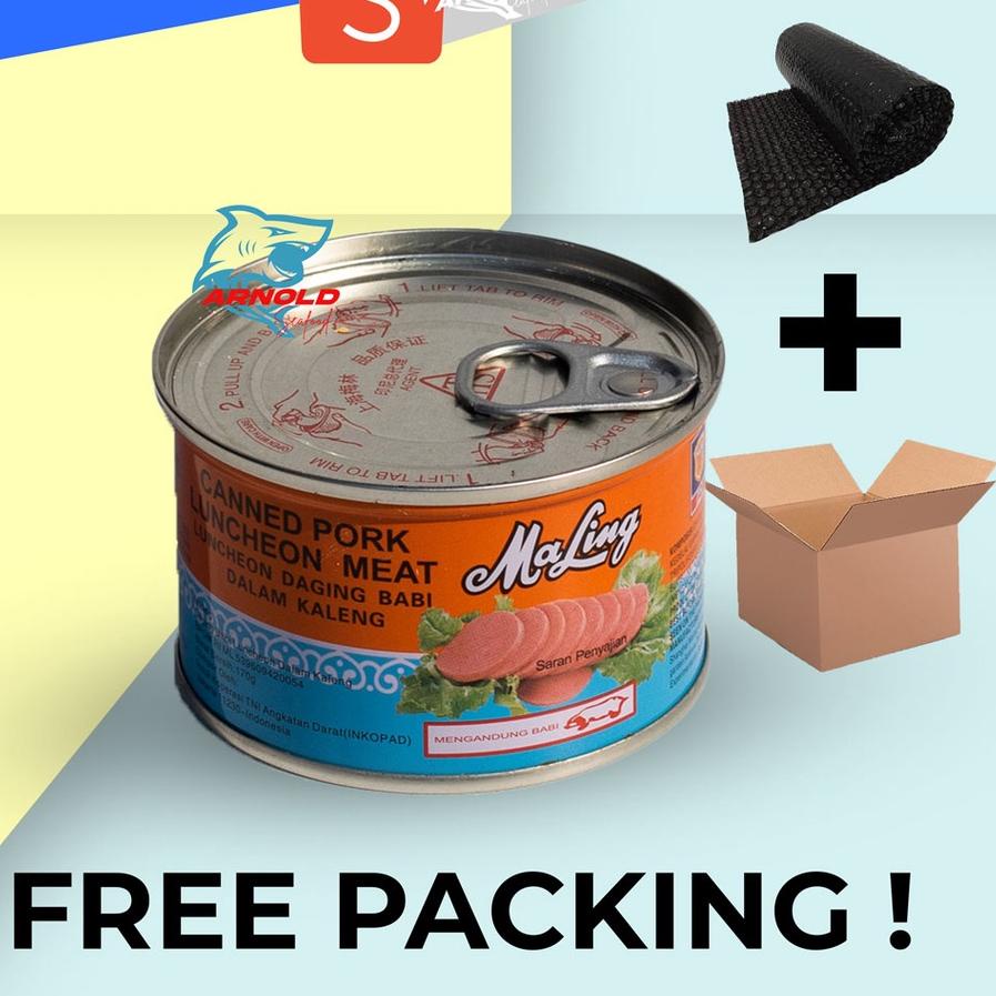 

♗ Maling Canned Pork Daging Babi Maling Luncheon Meat 397g TTS Brand / Maling TTS 397g ❆