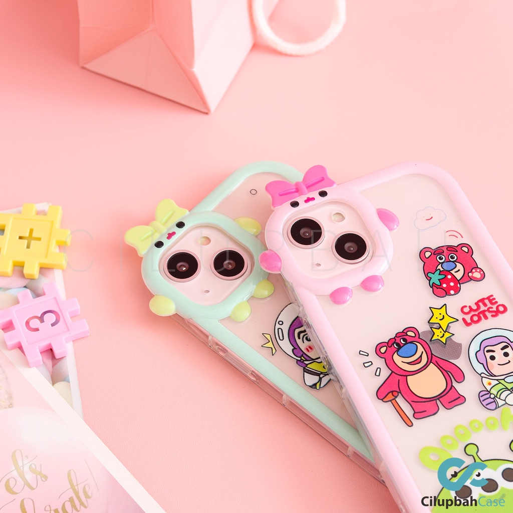 Softcase 3D Character Cartoon Full Cover for iPhone 7 8 PLUS XR X XS Max / 11 Pro Max / 12 Pro Max / 13 Pro Max / 14 Plus Pro Max