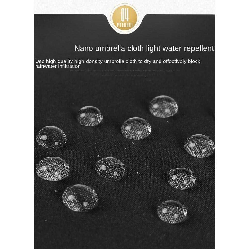 Payung Lipat Double Layer Umbrella - ZD001 - Black