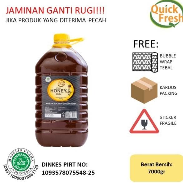 

MADU PROMO QUICK FRESH HONEY / MADU ASLI 7000GR (REFILL) SALE EL09I09A82L