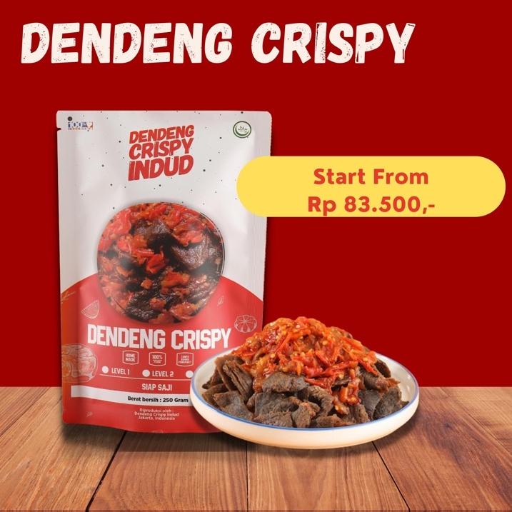 

♞ Dendeng Sapi Crispy / Kering Indud 125 Gram - 250 Gram ✼