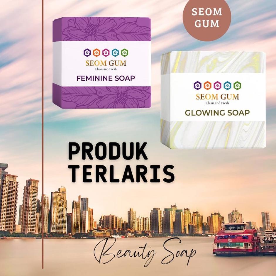 Dijamin Ori>/ SABUN GLOWING SEOM GUM GLOWING SOAP & SEOM GUM FEMININE SOAP MULTI FUNGSI